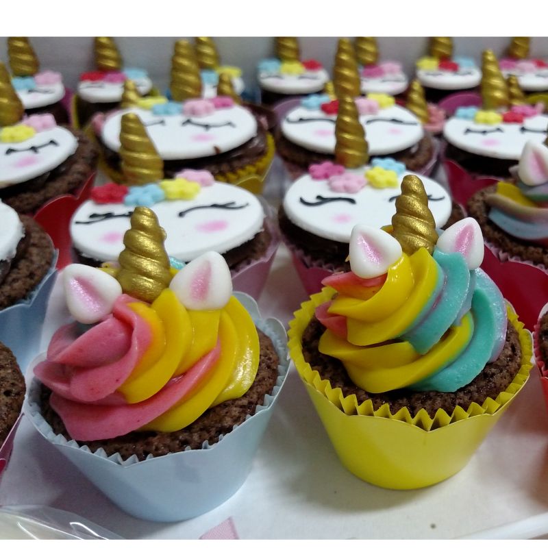 Cupcake Pequeno Decorado - 2D